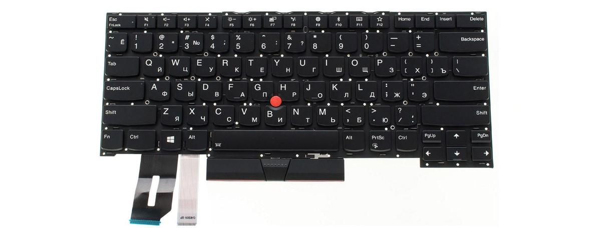 Клавиатура для ноутбука Lenovo ThinkPad P1 матовая (01YU789)