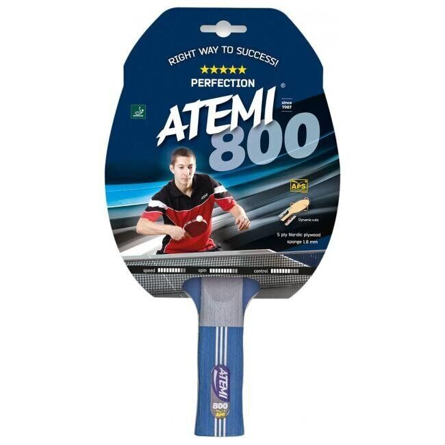 Ракетка для настольного тенниса Atemi 800 (R2620) Ракетка для настольного тенниса Atemi 800 (R2620)