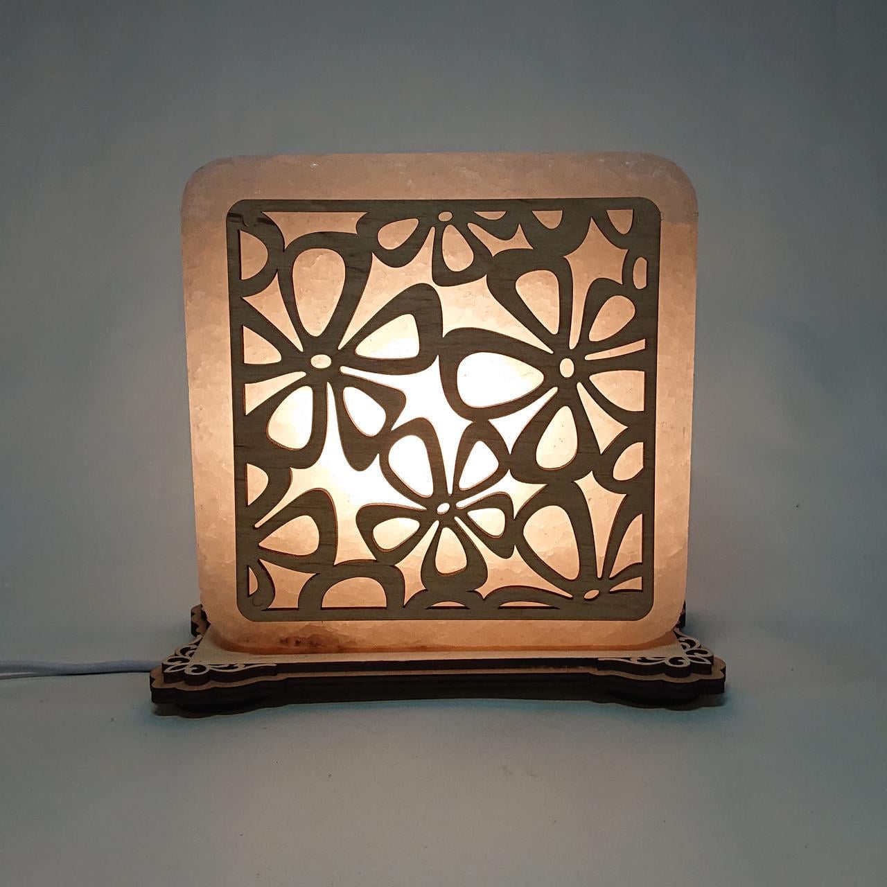 Соляной светильник Ромашки (k-0018-y)