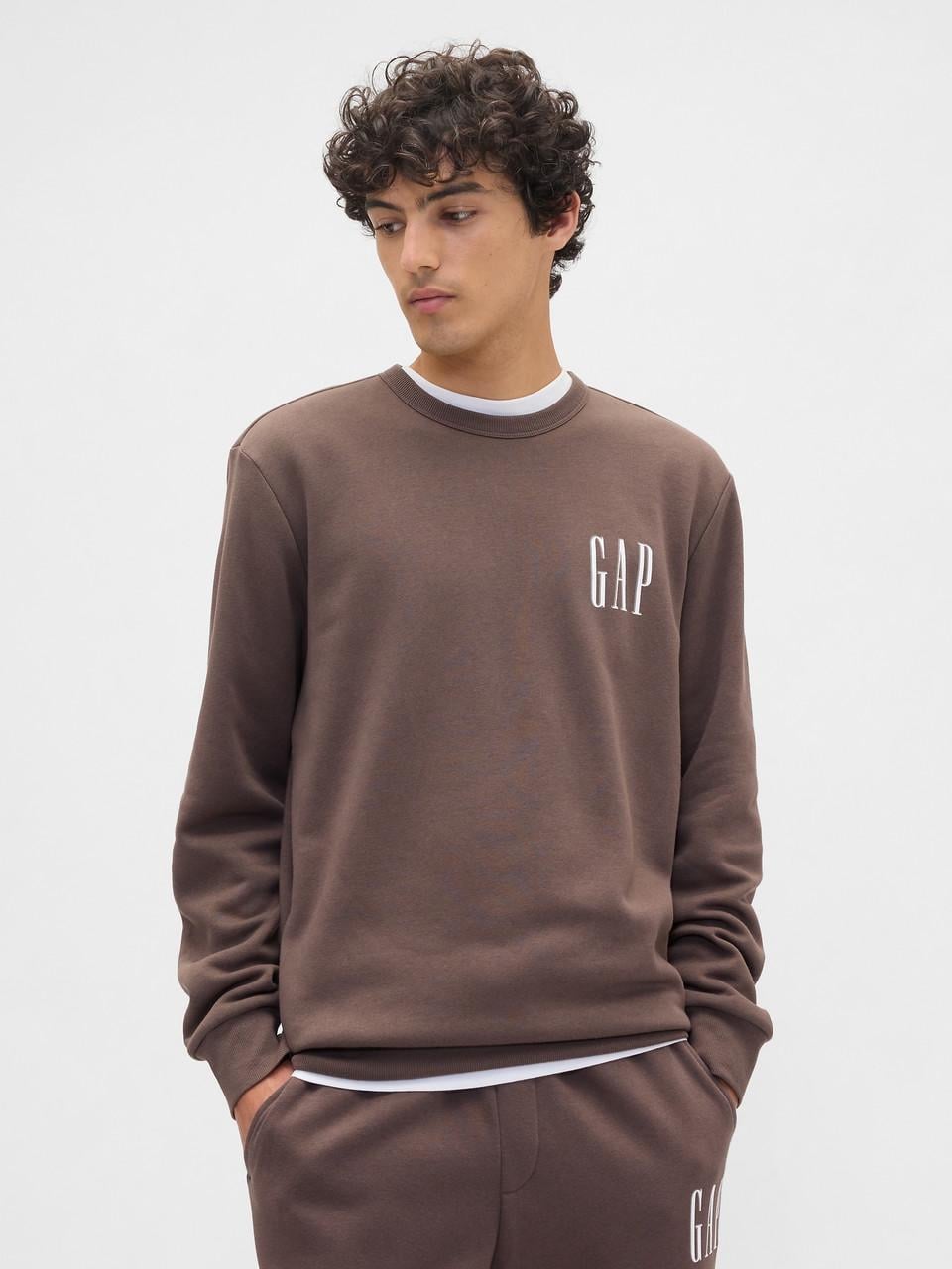 Свитшот мужской GAP Logo Sweatshirt S Коричневый (315831458607)