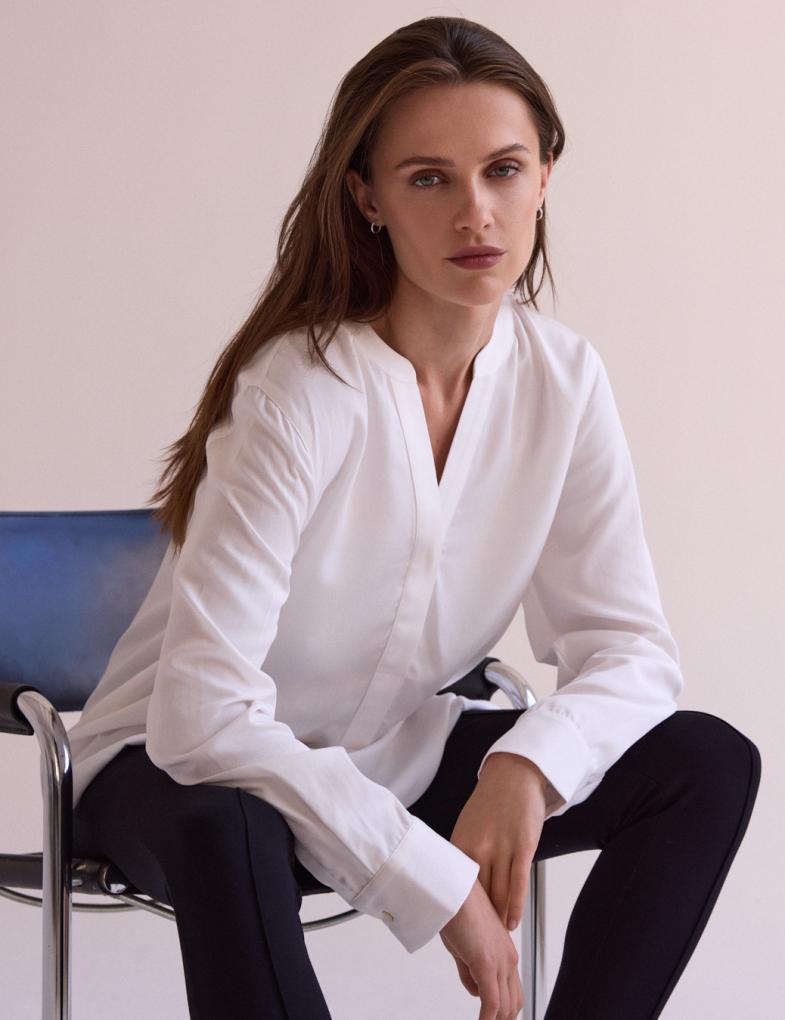 Сорочка жіноча Diverse BLIZZ S Молочний (5905384033680) - фото 2 Сорочка жіноча Diverse BLIZZ S Молочний (5905384033680) - фото 2