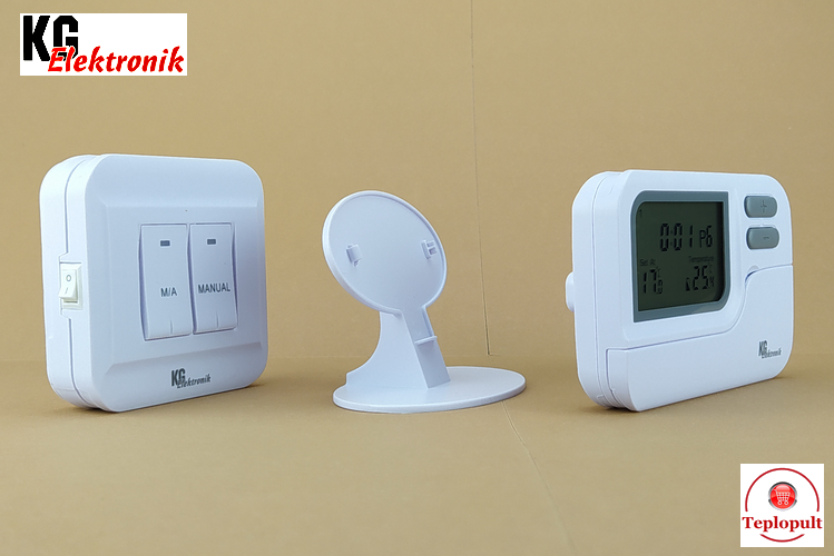 Програматор температури KG Elektronik C7 RF безпровідний тижневий (28414708) - фото 3