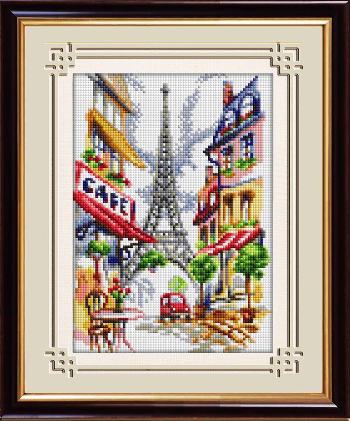 Алмазная мозаика Dream Art Парижское кафе 20х30 см (DA.30063)
