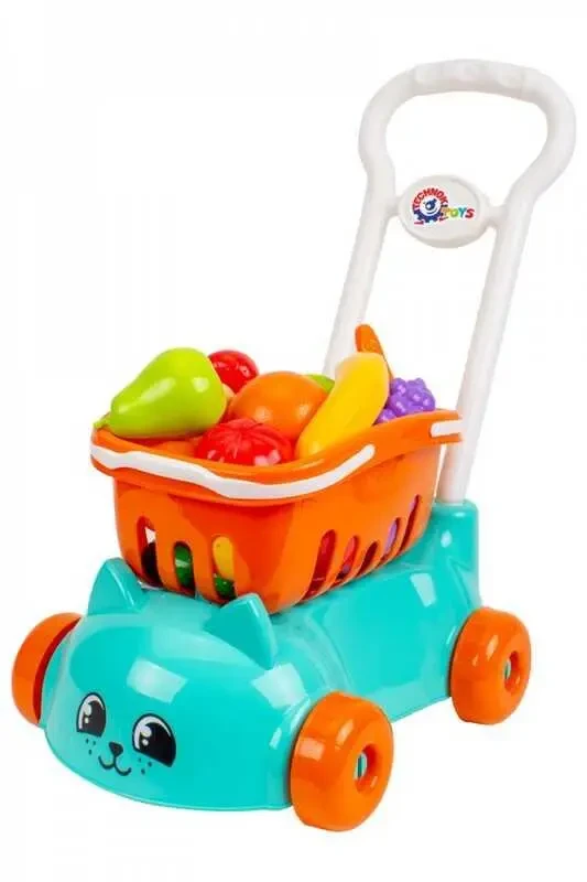 Іграшка ТехноК Toys Візок 7570 3 16 продуктів/в коробці