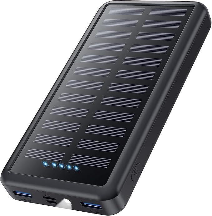 Повербанк HX200J2 26800 mAh с солнечной панелью USB-C и LED-фонариком Повербанк HX200J2 26800 mAh с солнечной панелью USB-C и LED-фонариком