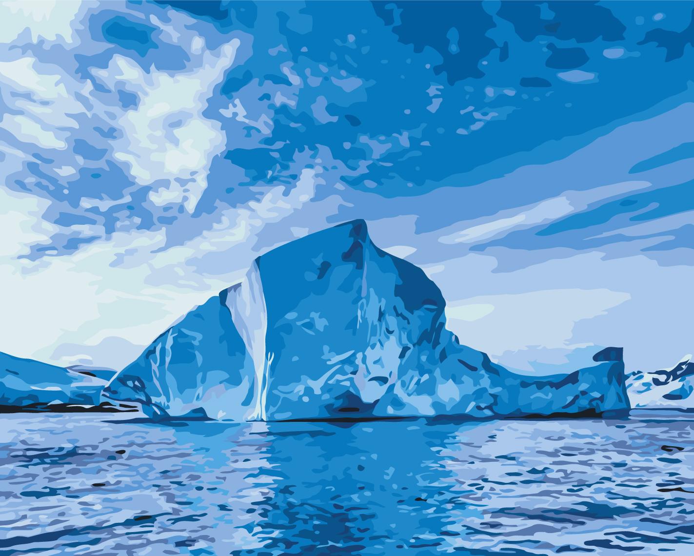 Картина по номерам Brushme Ледяное королевство 40x50 см (BS54272) Картина по номерам Brushme Ледяное королевство 40x50 см (BS54272)