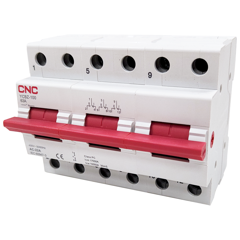 Переключатель нагрузки CNC Electric YCBZ-100 1-0-2 3P 63A (Б00042753)