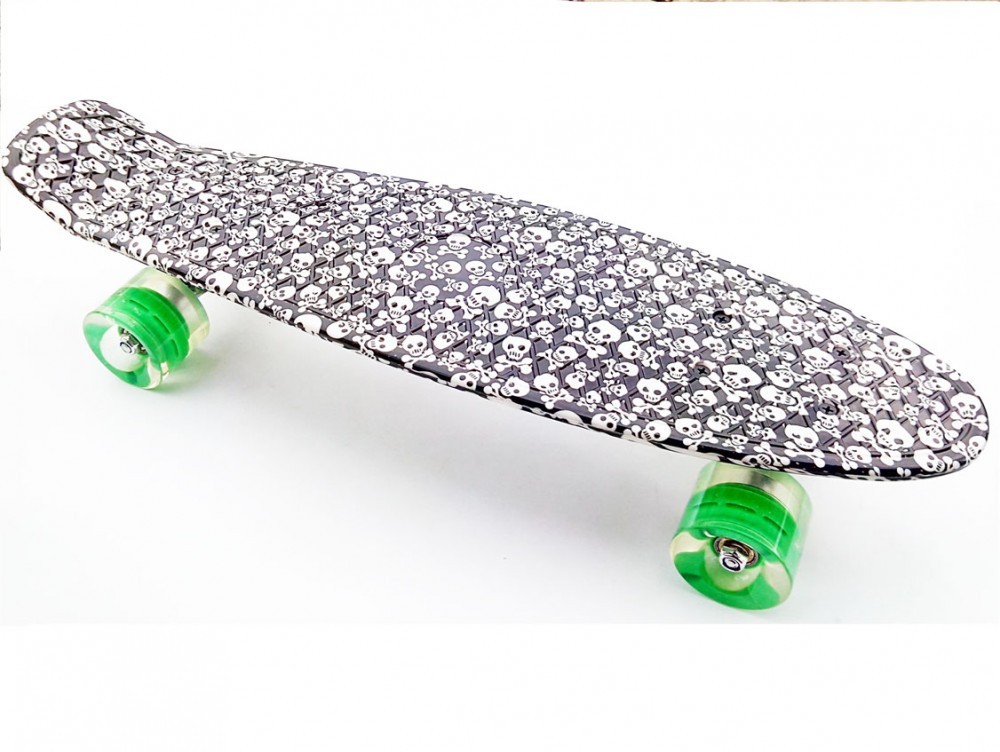 Пенниборд Penny Style Nickel LUX 28" светящиеся колеса Hard (2T2061)