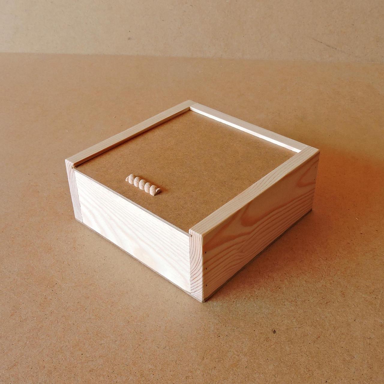 Пенал деревянный Гиацинт 20х20х8 см (ПНЛ-01202008)