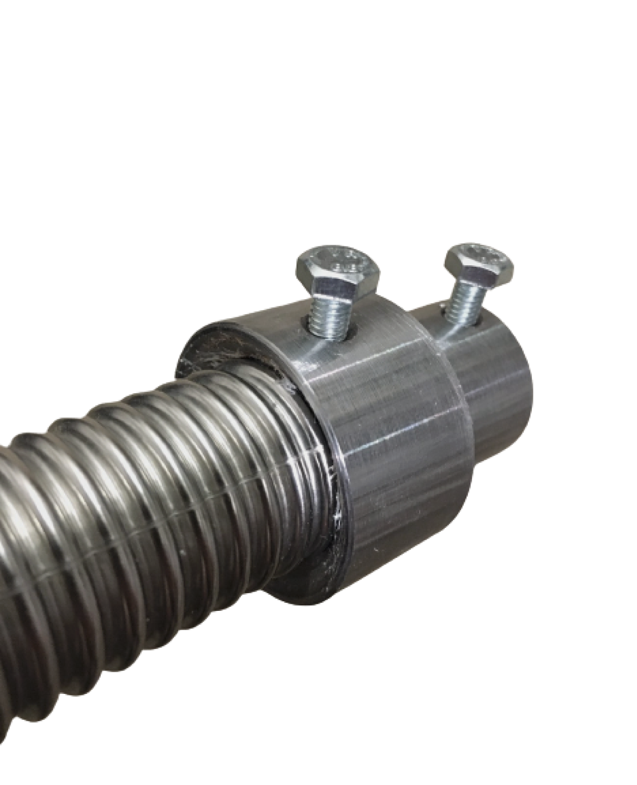 Гофрированная труба с переходником для отвода выхлопных газов на генератор Ø 32 мм 1,5 м