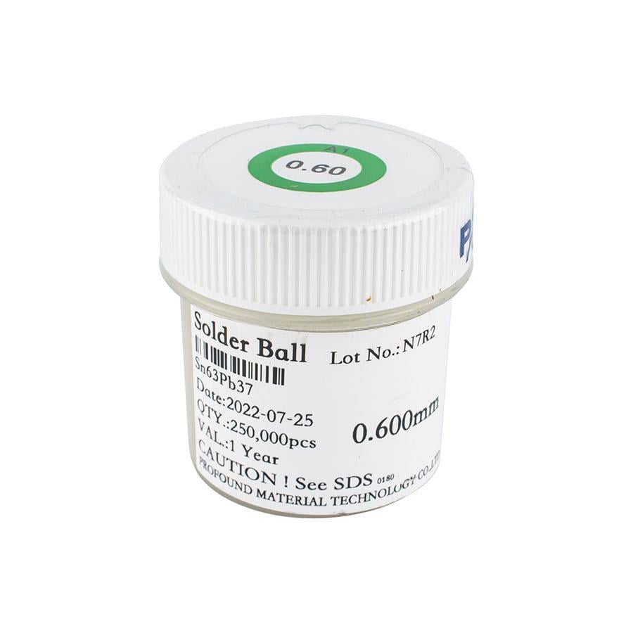 Кульки для пайки BGA чипов d 0,6 мм 250000 шт. (287353)