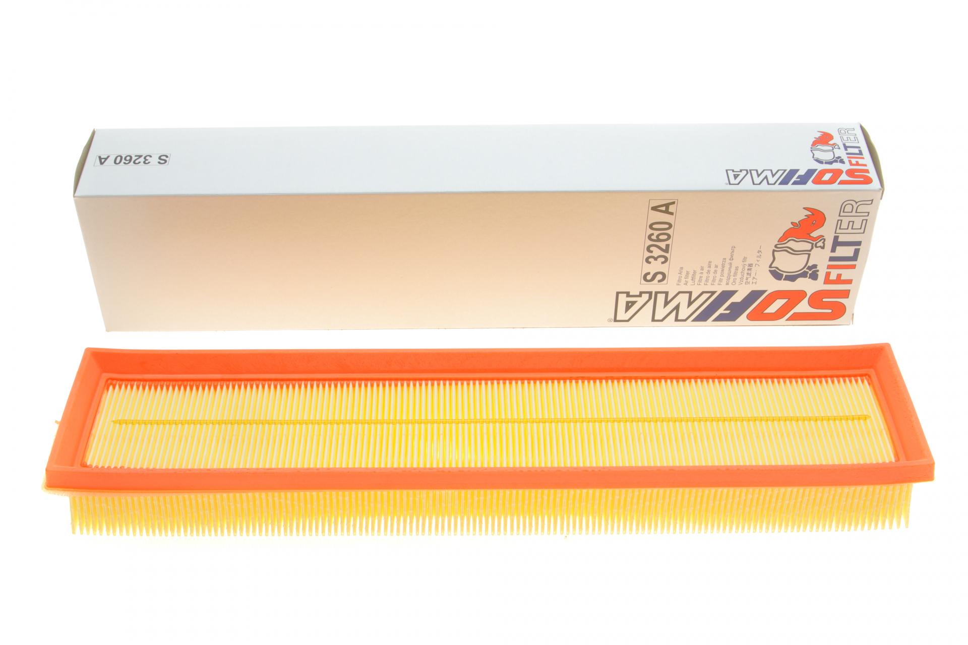 Фільтр повітряний SOFIMA для Citroen Berlingo/Peugeot Partner 1,6i 16V 08- (S 3260 A)