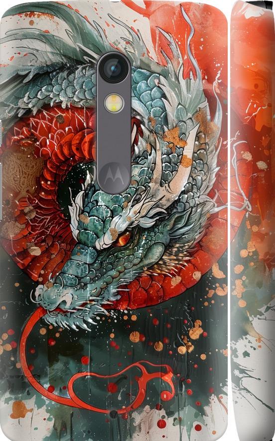 Чехол на Motorola Moto X Play Стихия огня (6101m-459-42517)