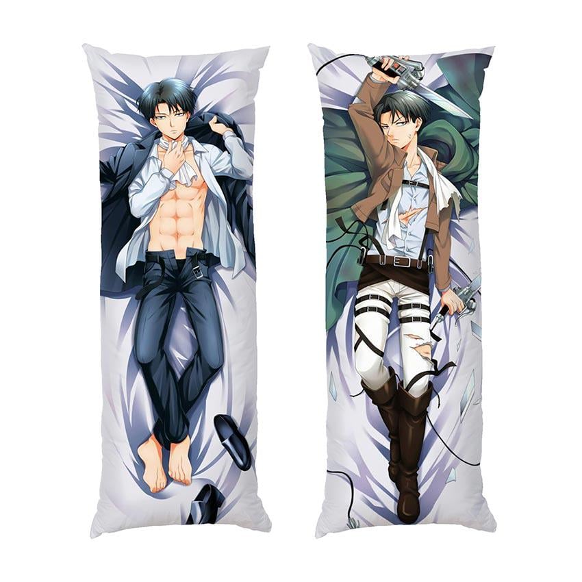 Подушка дакимакура Levi Ackerman Attack on Titan габардин 70х30 см