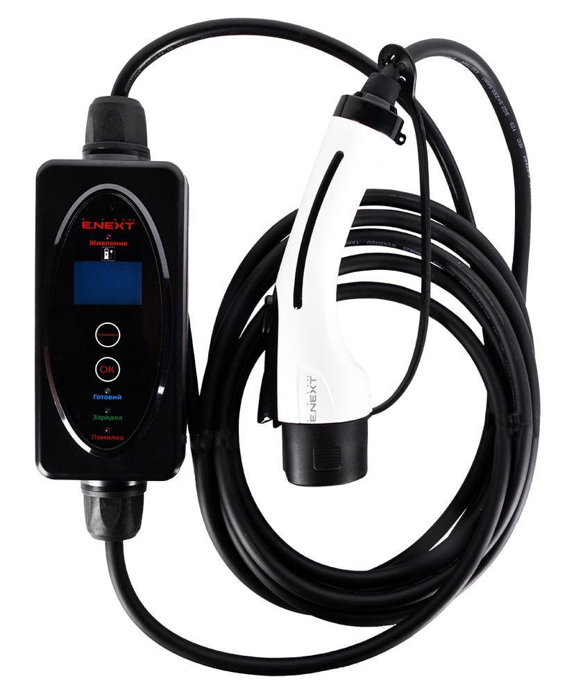 Зарядная станция для электромобиля E.NEXT e.charge.portable.GBT-SCHUKO.1L3 1Ф 3,6 кВт 6-16А 230В GBT/Schuko кабель 5 м IP65 (p085004)