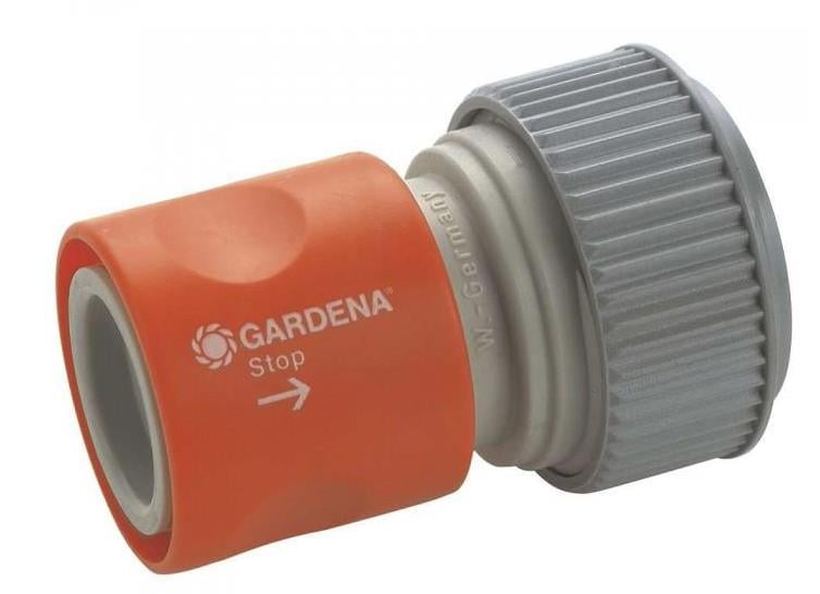 Коннектор стандартный с автостопом Gardena 19 мм 3/4" и 16 мм 5/8" (02914-29.000)