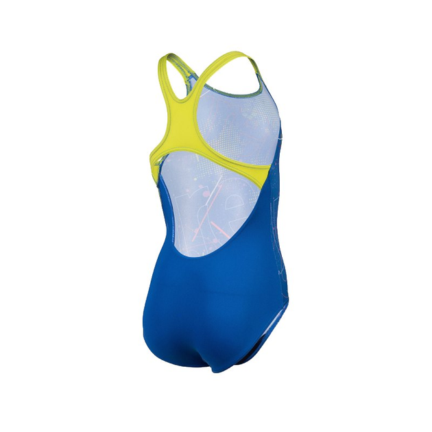 Купальник дитячий Arena GALACTIC SWIMSUIT SWIM PRO BAC 140 см Блакитний/Жовтий (005923-780 140) - фото 9