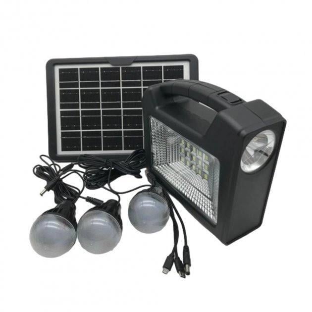 Ліхтар світлодіодний переносний Solar light system CL-28 Black - фото 4