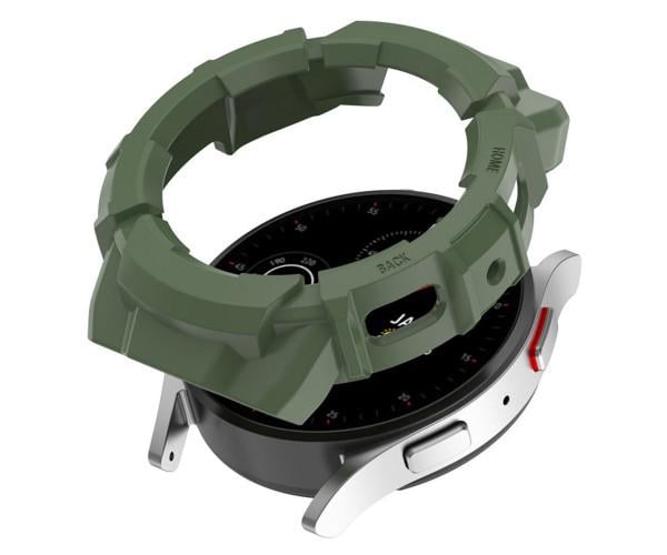 Чехол защитный Armor PU для Samsung Galaxy Watch 5 40 мм Темно-зеленый