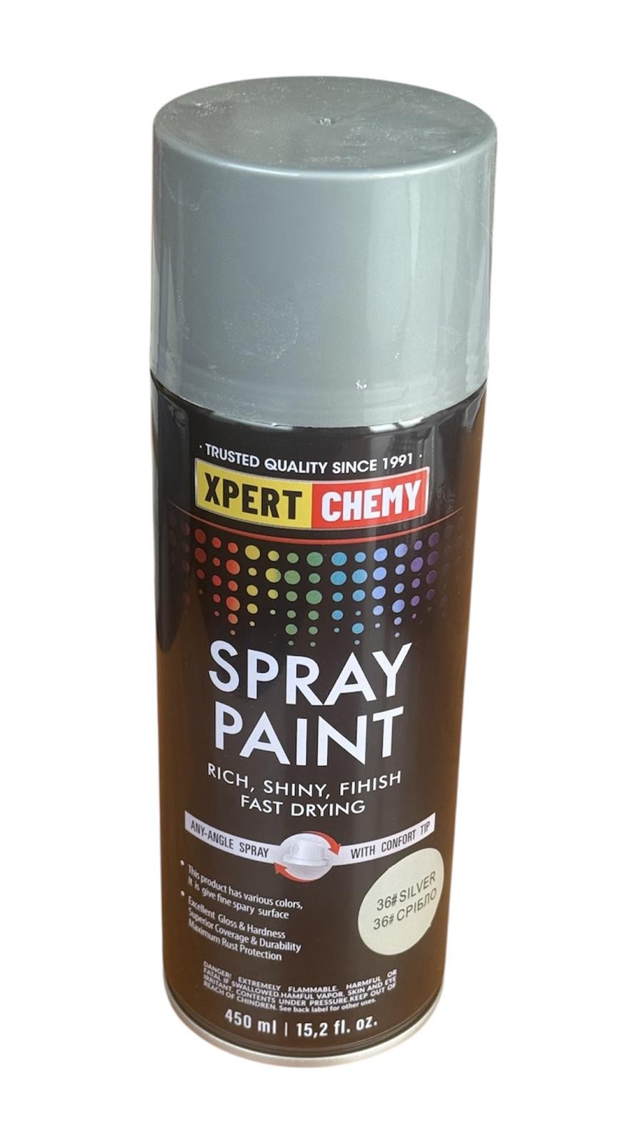 Фарба аерозольна універсальна XpertChemy SPRAY PAINT 450 мл 36 Срiблястий (XC-SP-0017)