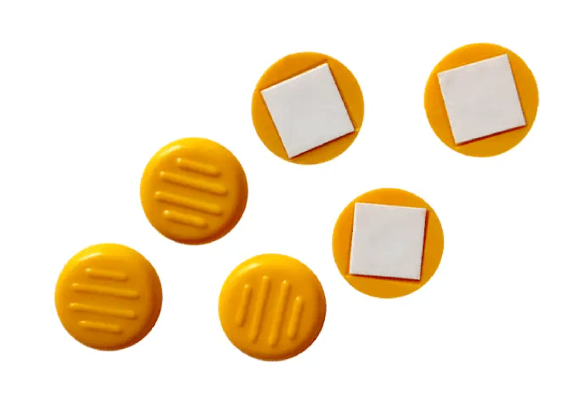 Индикатор тактильный Конус 25 мм 25х25х5 мм Желтый (33855598)