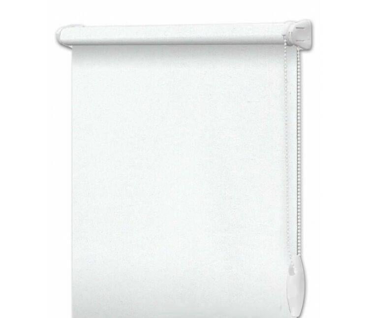 Рулонна штора Wenster Льон 800 62,5х160 см відкритого типу Білий (37019728)