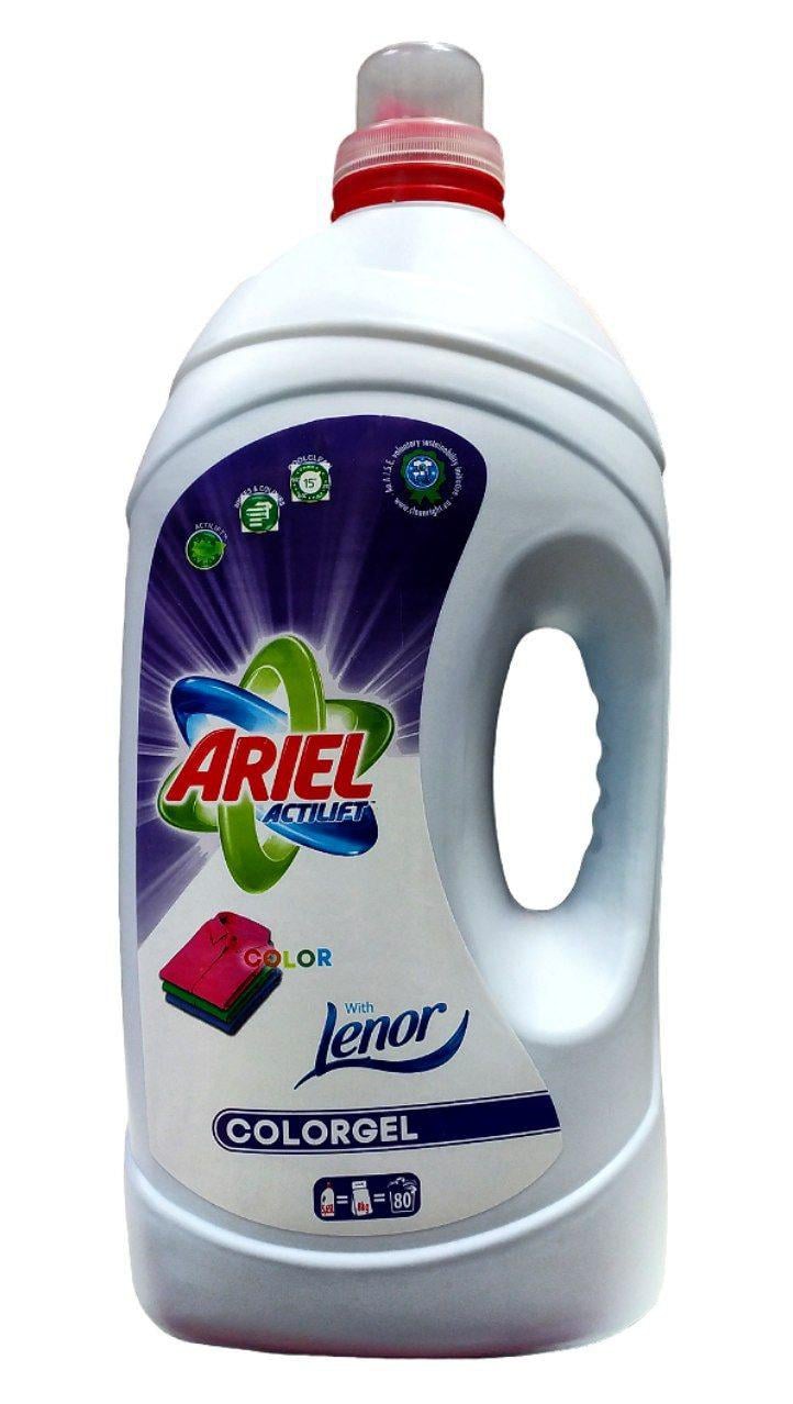 Гель для стирки Ariel ColorGel и ополаскиватель Lenor 5,65 л (00-00000565)