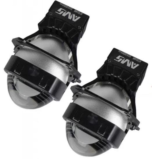 Линзы автомобильные светодиодные AMS LED A7 Square 3'' F/R