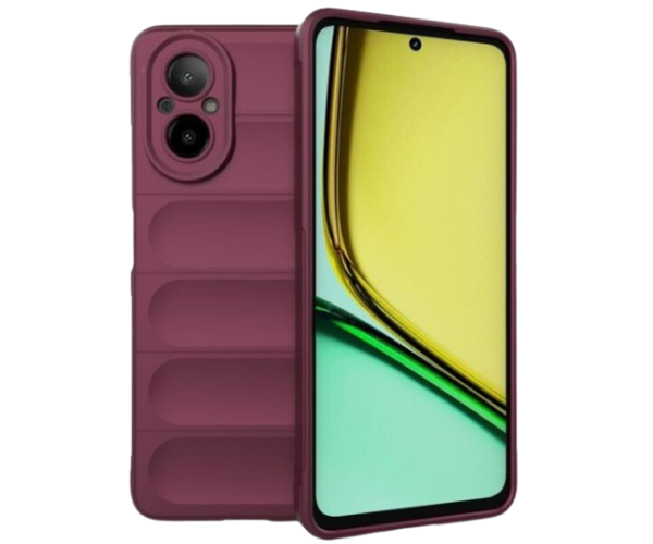Чехол - накладка Ricco Phantom Shield для Realme C67 4G с защитой при падении Бордовый Чехол - накладка Ricco Phantom Shield для Realme C67 4G с защитой при падении Бордовый