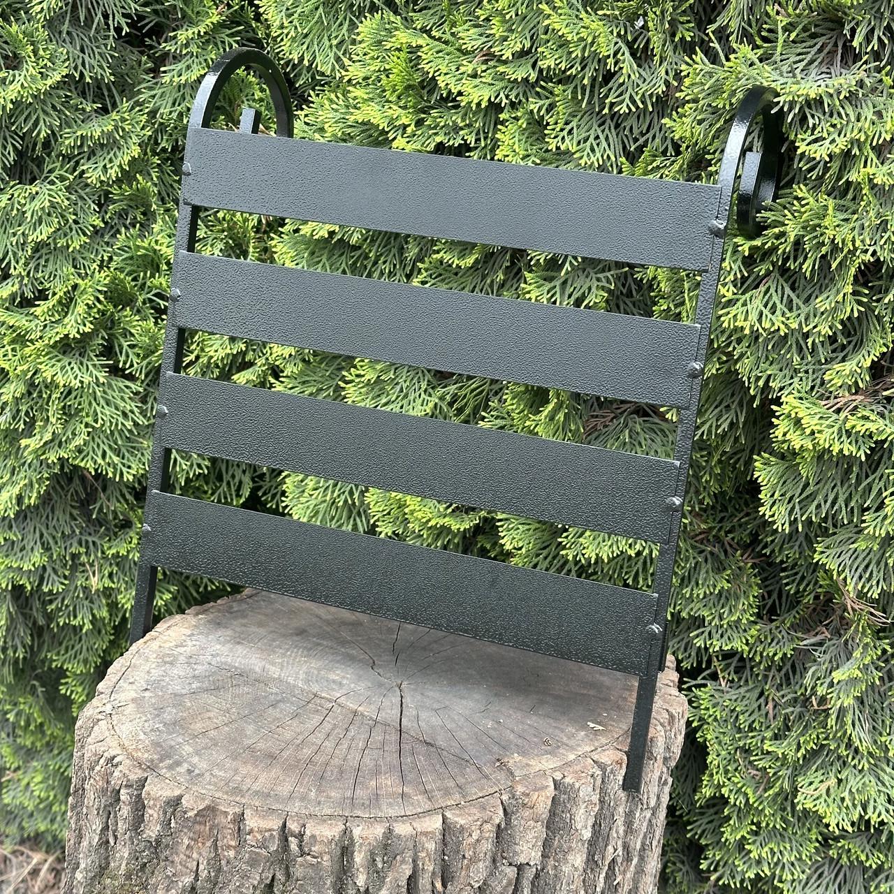 Бічна полиця Metalzavod для мангалу Гефест на 9-12 шампурів 42,5х33х14,5 см (PLK-MD12) - фото 3