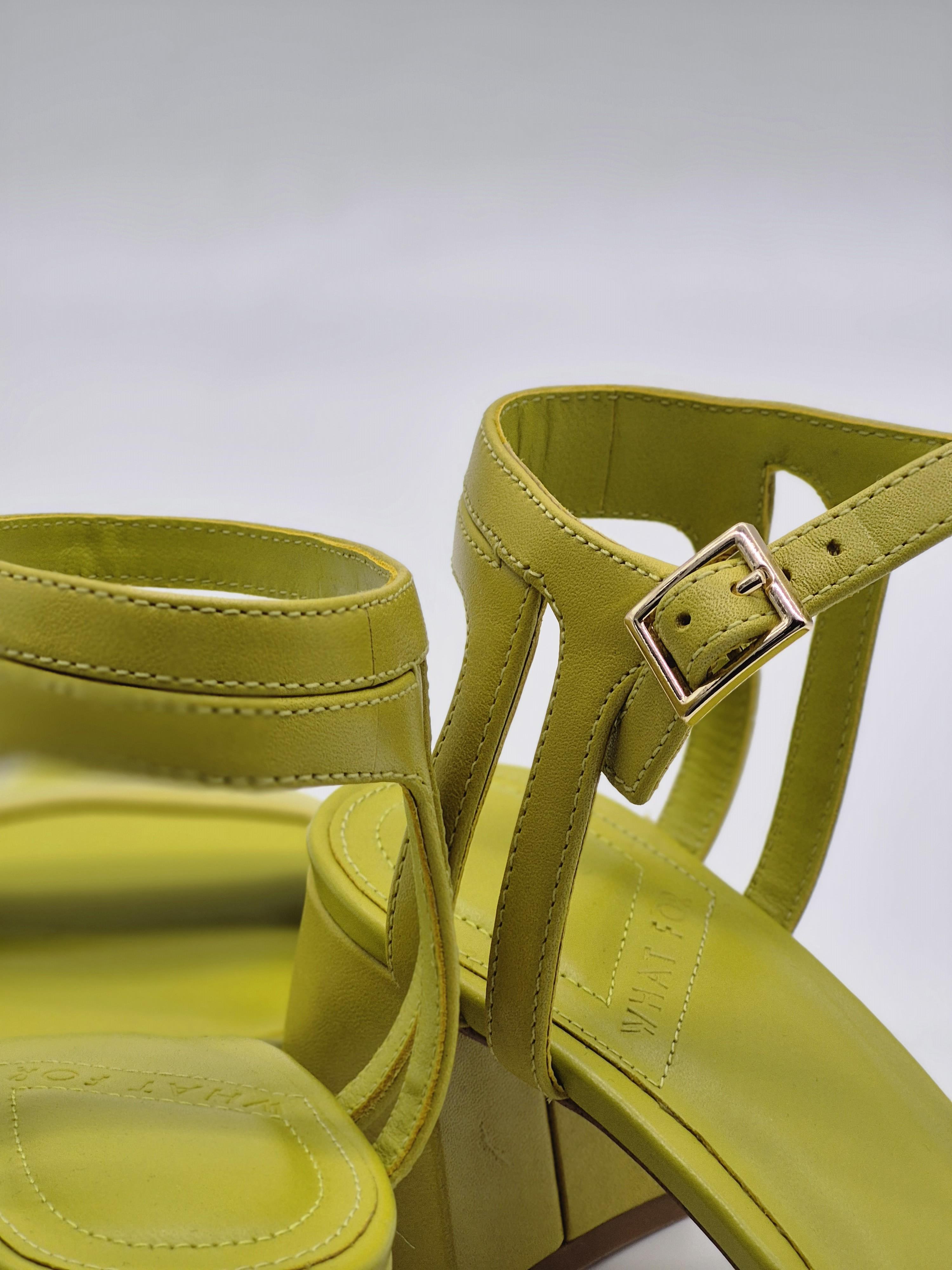 Босоніжки жіночі WhatFor EVIE р. 36 Lime - фото 6 Босоніжки жіночі WhatFor EVIE р. 36 Lime - фото 6