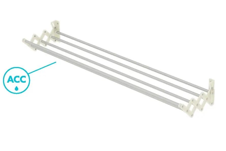 Сушилка для белья настенная Colombo Soffietto Steel 80 (SF080) - фото 4 Сушилка для белья настенная Colombo Soffietto Steel 80 (SF080) - фото 4