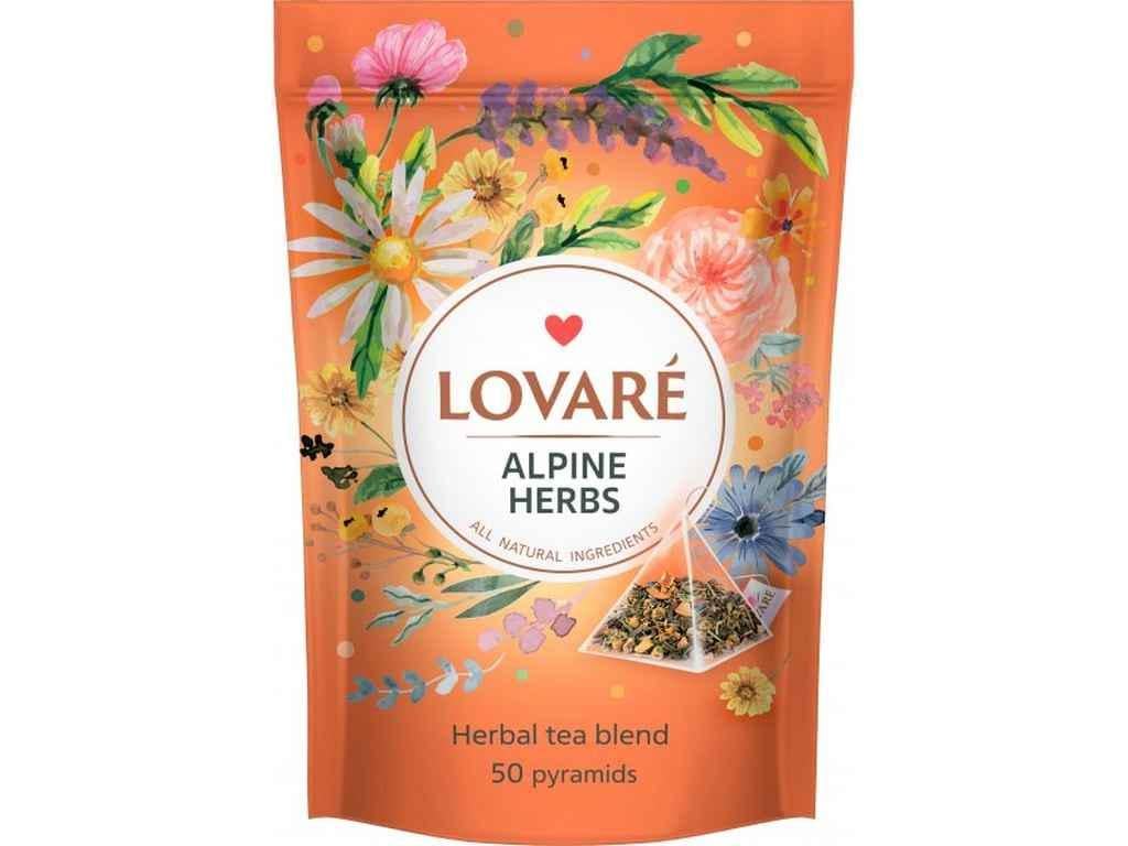 Смесь чая Lovare Alpine herb 50 пакетиков пирамидки (987421)