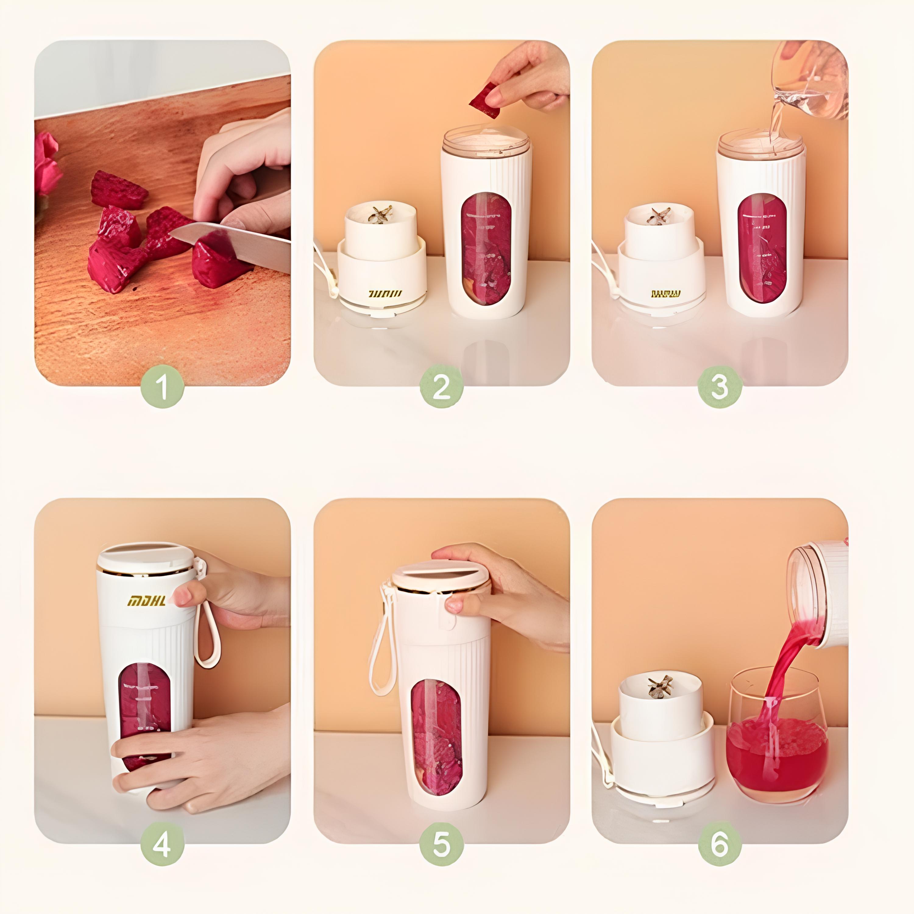 Блендер портативный Jooki персональный 340 мл (8037) - фото 3 Блендер портативный Jooki персональный 340 мл (8037) - фото 3