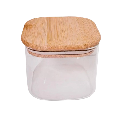Ємність для сипучих продуктів Vittora VT-7306 з дерев'яною кришкою 500 мл (VT-7306) Ємність для сипучих продуктів Vittora VT-7306 з дерев'яною кришкою 500 мл (VT-7306)