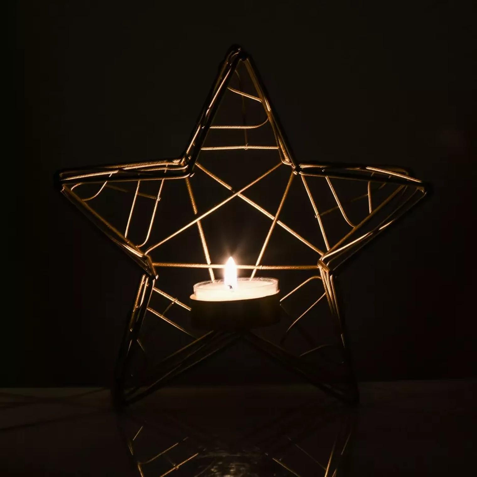 Подсвечник DUKA GYLLENE 24,5х7х23,5 см Золотой (2221006) - фото 4 Подсвечник DUKA GYLLENE 24,5х7х23,5 см Золотой (2221006) - фото 4