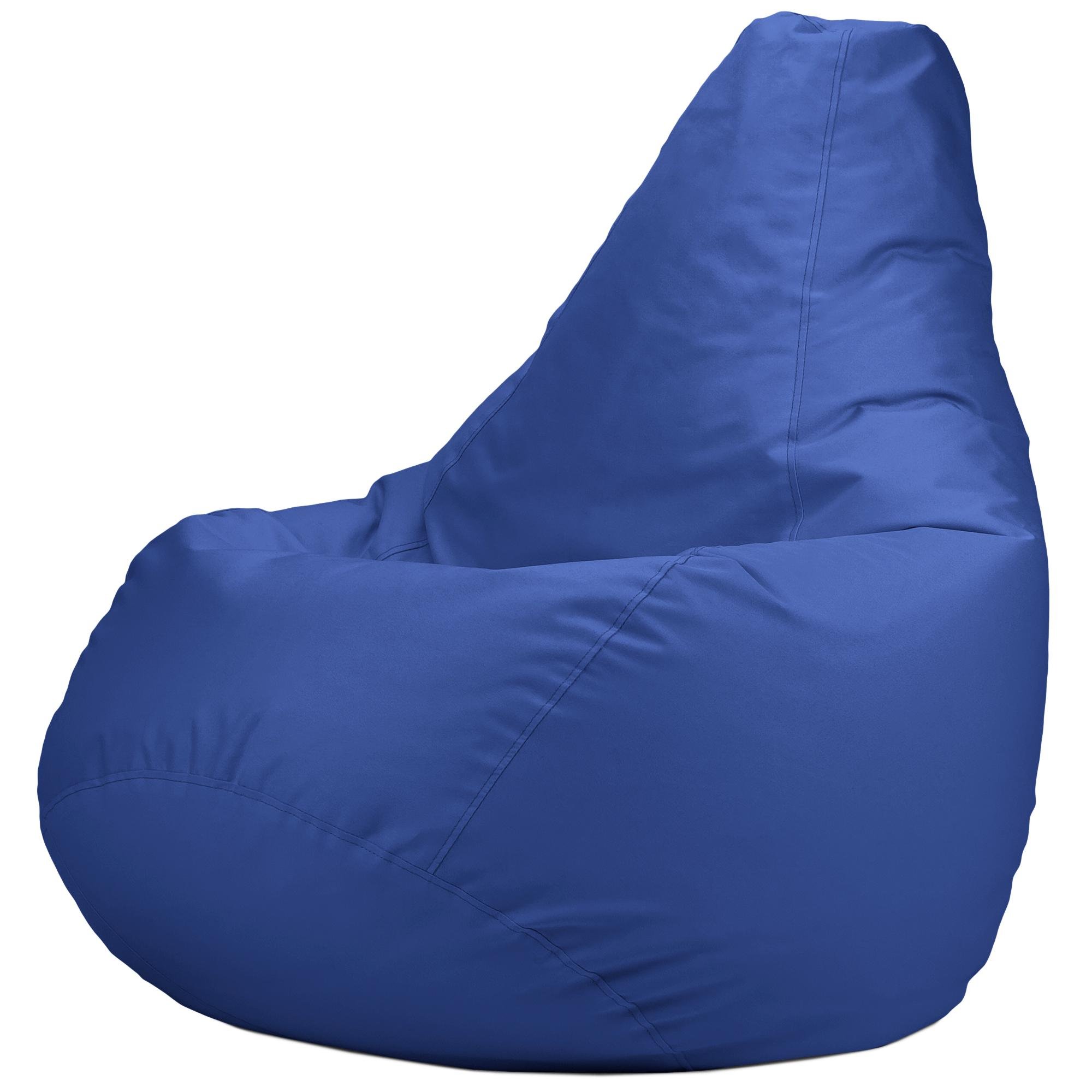 Кресло-мешок Студия Комфорта Груша оксфорд флекс 120х85 см Синий (901224) - фото 1