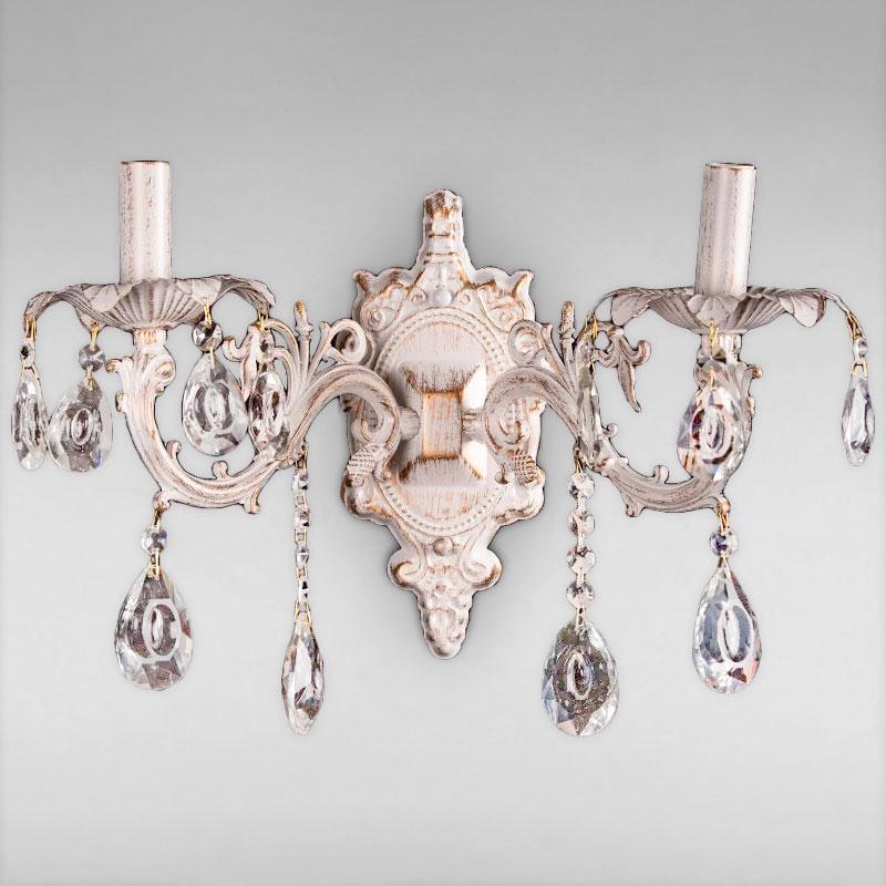 Бра настенное Light House SH-16065/2W WG свеча на две лампы Белый