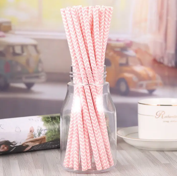 Трубочки коктейльные 25 шт. 20 см Розовый (2108/4) - фото 1 Трубочки коктейльные 25 шт. 20 см Розовый (2108/4) - фото 1