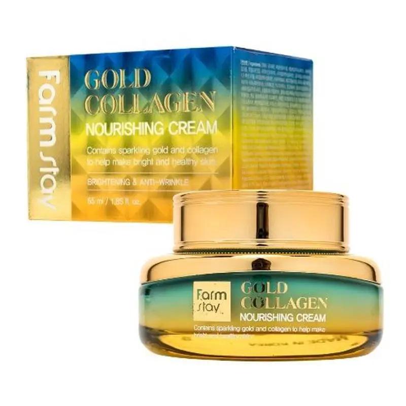 Живильний антивіковий крем FarmStay Gold Collagen Nourishing Cream 55 мл (8809635230491) - фото 2