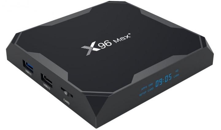 Медиаприставка Amlogic X96 Max S905X3 Black 4GB/64 Гб (30588609)