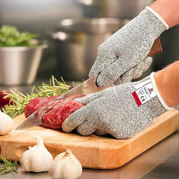 Перчатки защитные от порезов Cut resistant gloves 5 класс защиты XL (15123621) - фото 7