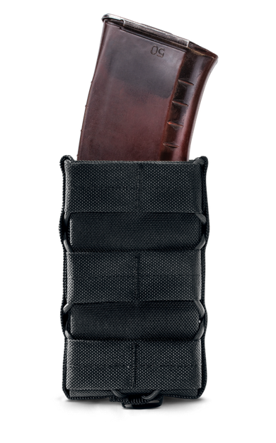 Підсумок Cordura 500D під магазин АК оперативний з пластиковими вставками Чорний - фото 4 Підсумок Cordura 500D під магазин АК оперативний з пластиковими вставками Чорний - фото 4