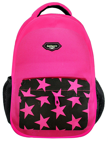 Рюкзак школьный Space California Звезды 42х29х15 см Розовый (980522)