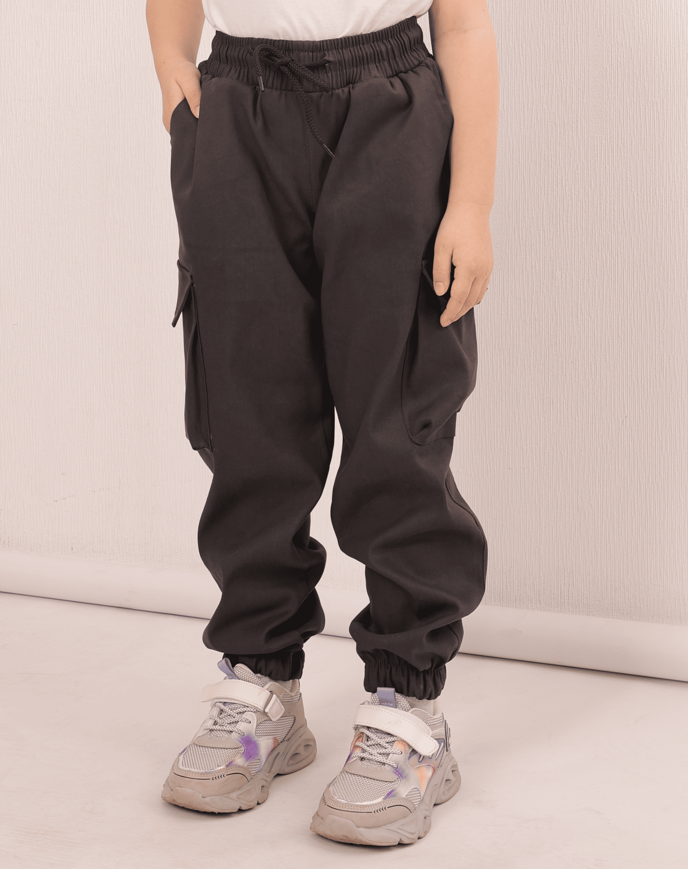 Штаны-джогеры детские на девочку демисезонные летние хлопковые р. 152 Графитовый (джграфіт-152д) - фото 2 Штаны-джогеры детские на девочку демисезонные летние хлопковые р. 152 Графитовый (джграфіт-152д) - фото 2