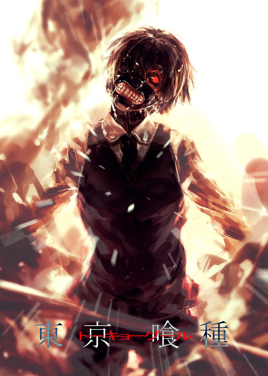 Картина GeekLand Tokyo Ghoul в огне (TG 09.037)