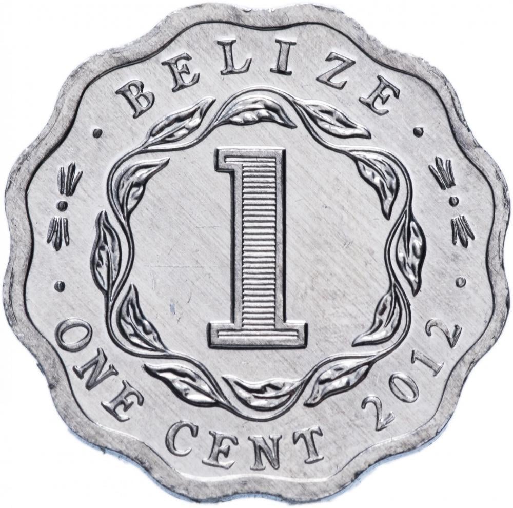 Колекційна монета Беліз 1 цент 2012 UNC (KM#33a)