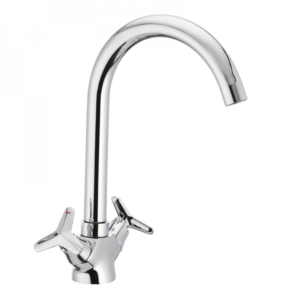 Змішувач для кухні MIXXUS Premium Vesta 275 MI0612 двовентильний Хром (128724)