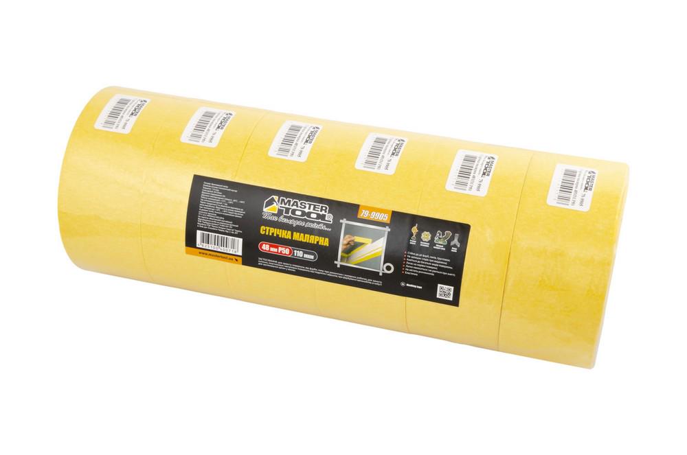 Стрічка малярська MasterTool 48 мм Р50 (79-9905) - фото 3 Стрічка малярська MasterTool 48 мм Р50 (79-9905) - фото 3