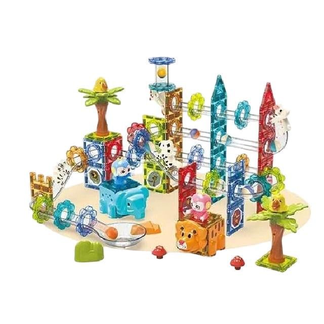 Конструктор магнітний Magic Magnetic Blocks 151 елемент Multicolor (143078)